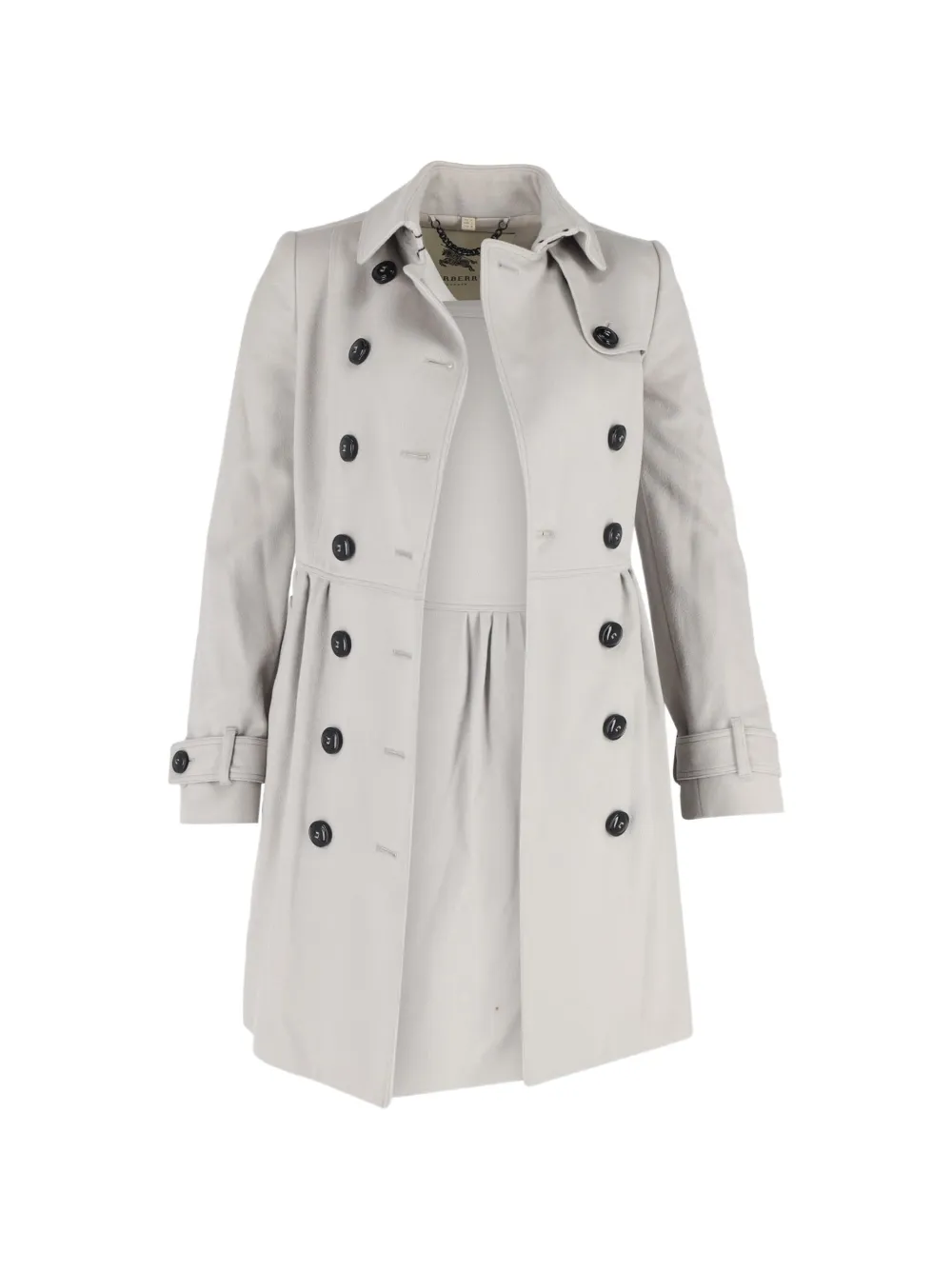 Burberry Pre-Owned double-breasted trench coat - Grigio