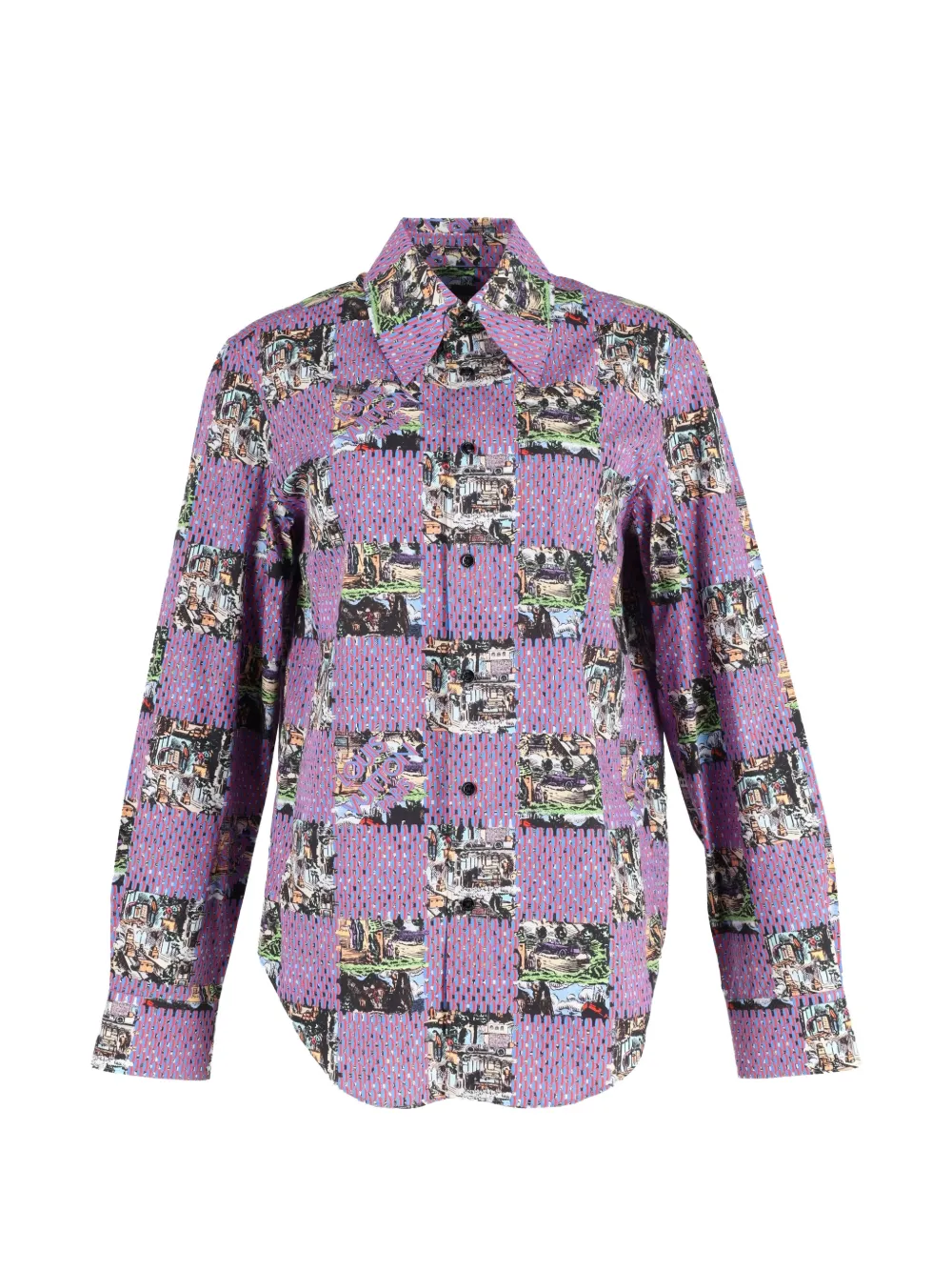 Louis Vuitton Pre-Owned cotton shirt - Viola