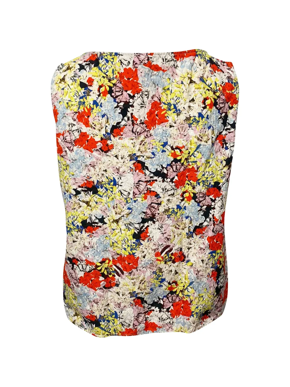 Floral-Print Sleeveless Top