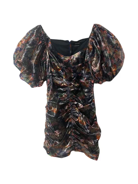 Isabel Marant Vintage kjole med pufærmer og tryk