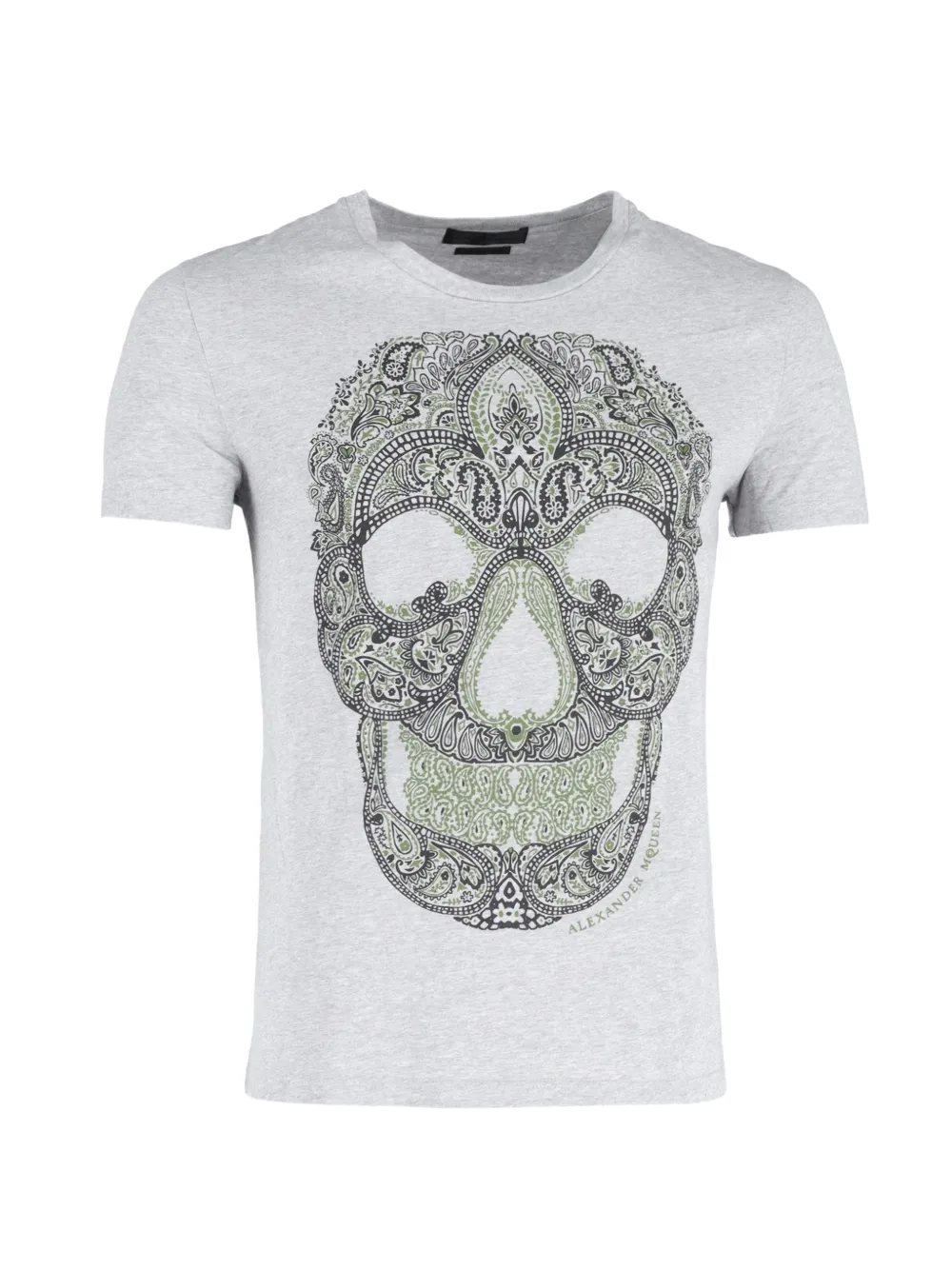 Alexander McQueen Pre-Owned skull graphic t-shirt – Grey