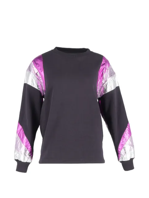 Isabel Marant Vintage Menji metallic-stripe sweatshirt