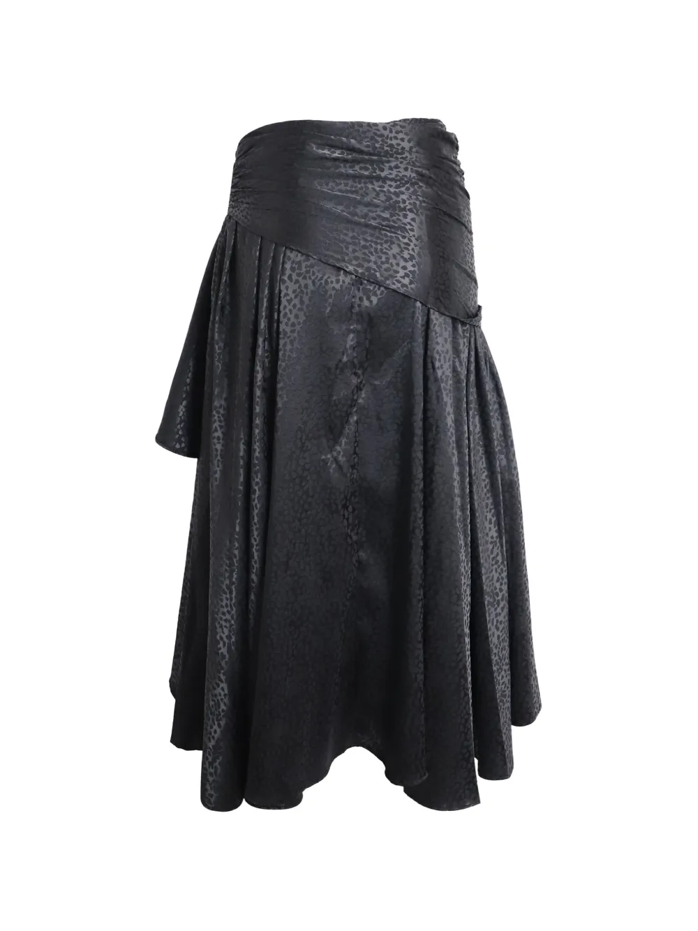  Dodo Bar Or Draped Asymmetric Hem Skirt - Black 