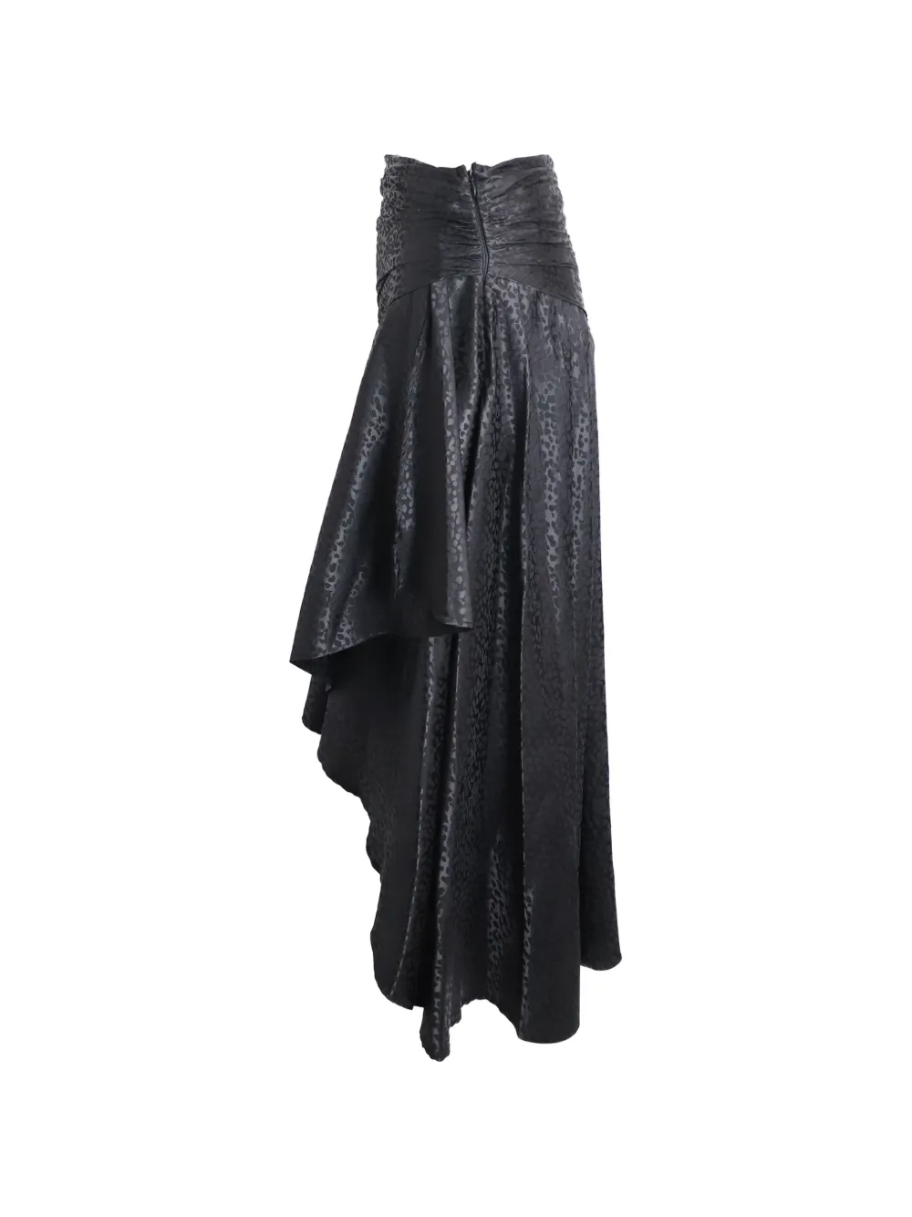  Dodo Bar Or Draped Asymmetric Hem Skirt - Black 