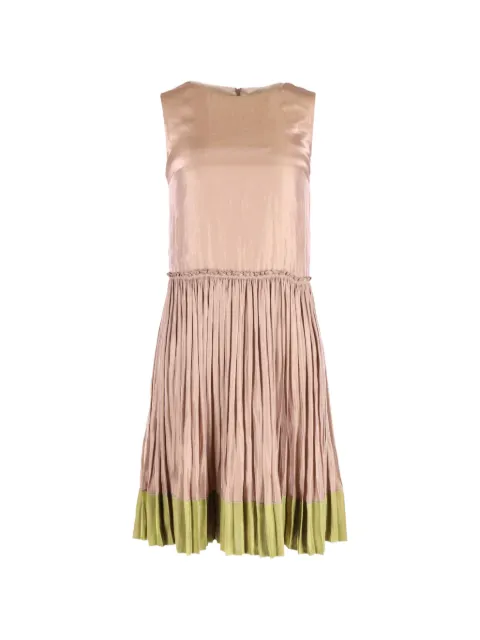 Red Valentino Vintage vestido midi con detalle de pliegues