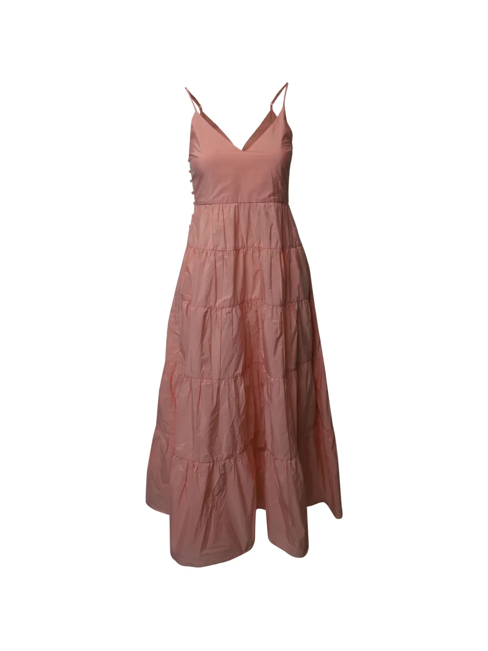 Maje tiered strappy dress - Rosa