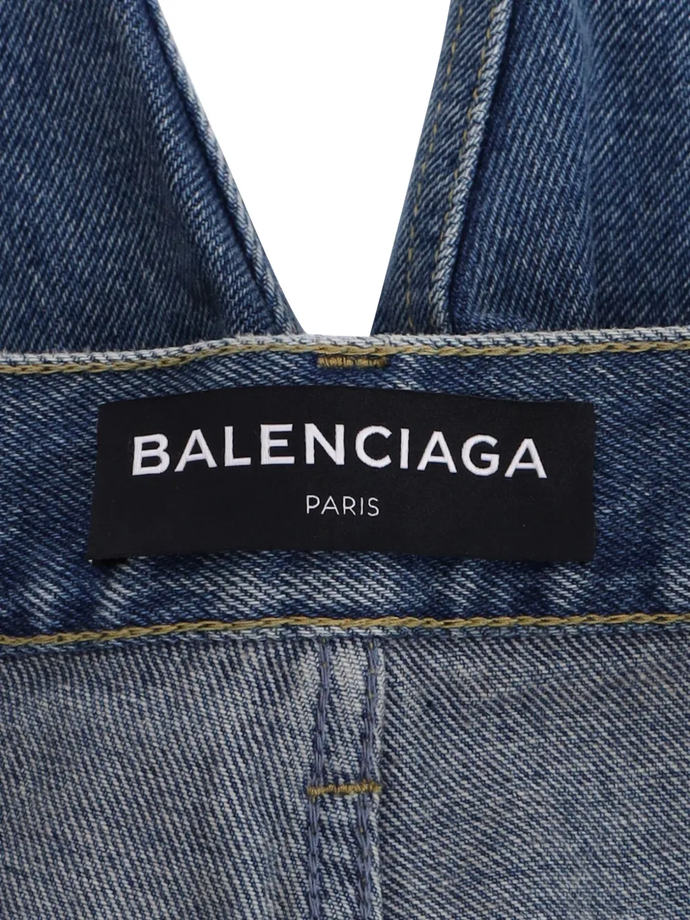  Balenciaga Pre-owned Vaqueros Slim Con Efecto Envejecido - Azul 