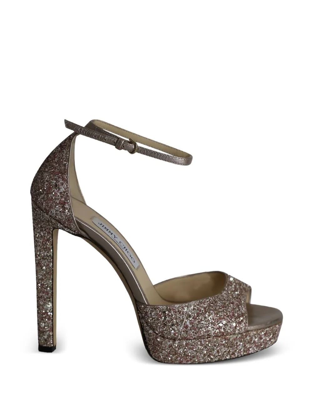 Jimmy Choo Pre-Owned platform glitter sandals - Rosa