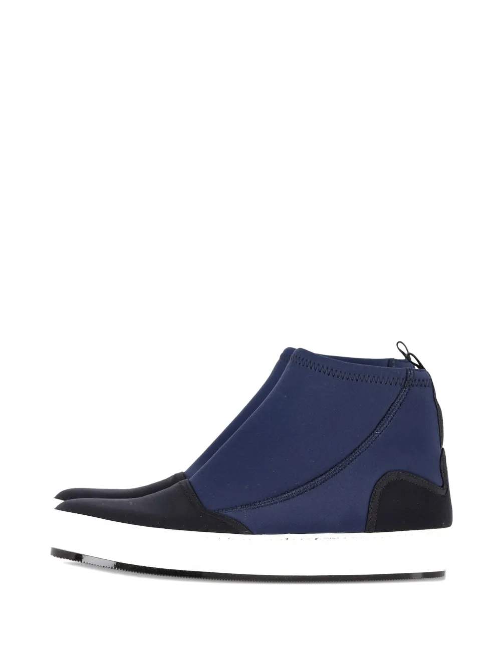  Marni Pre-owned Neoprene Round-toe Sneaker Boots - Blue 