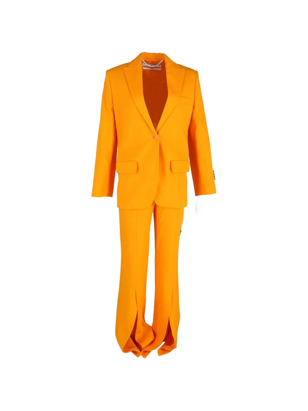 Off-White Pre-Owned slit jacket suit (set of two) - Arancione