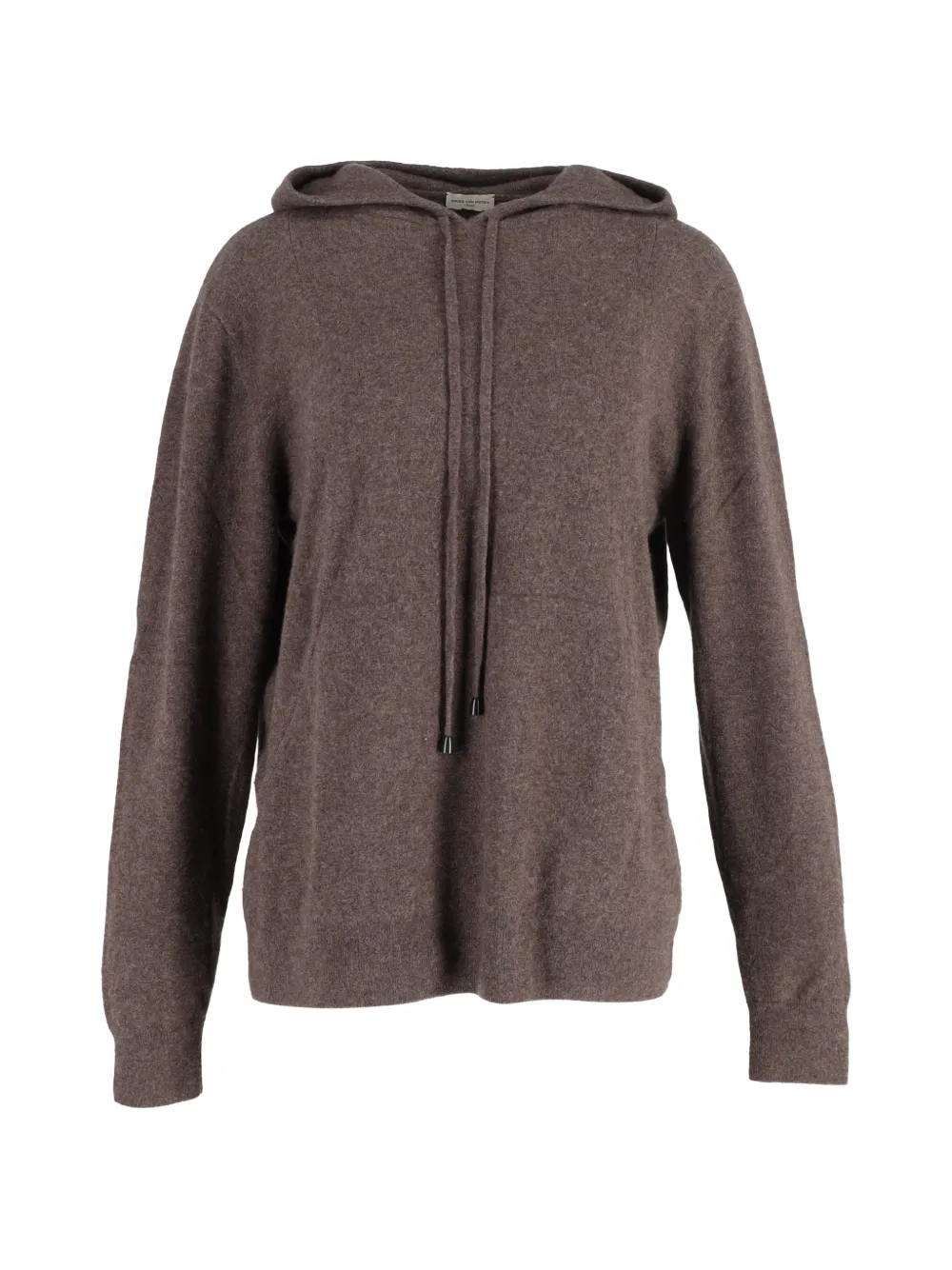 Dries Van Noten Pre-Owned hooded pocket sweater - Marrone