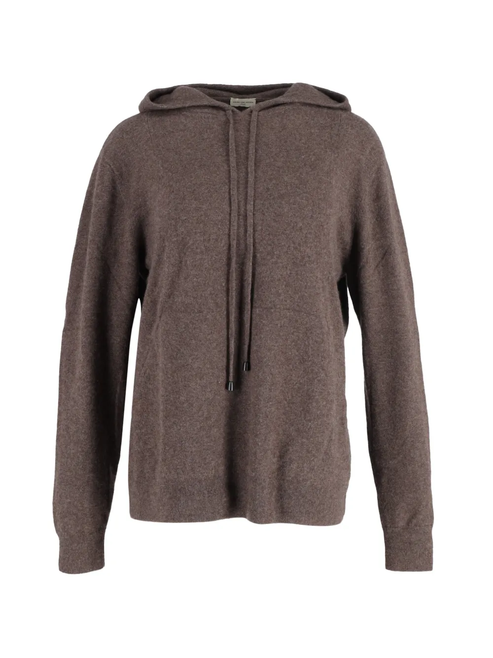 Dries Van Noten Pre-Owned hooded pocket sweater - Marrone