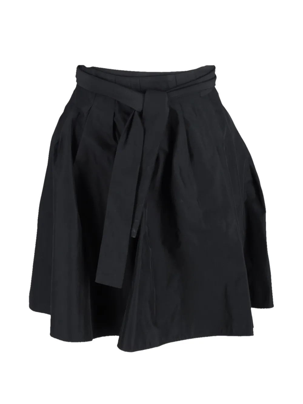 JOSEPH tie-belt mini skirt - Nero