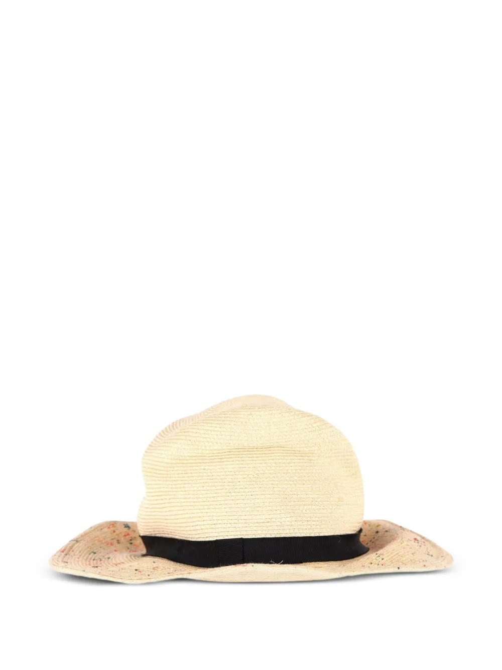 Eugenia Kim flecked ribbon sun hat - Toni neutri