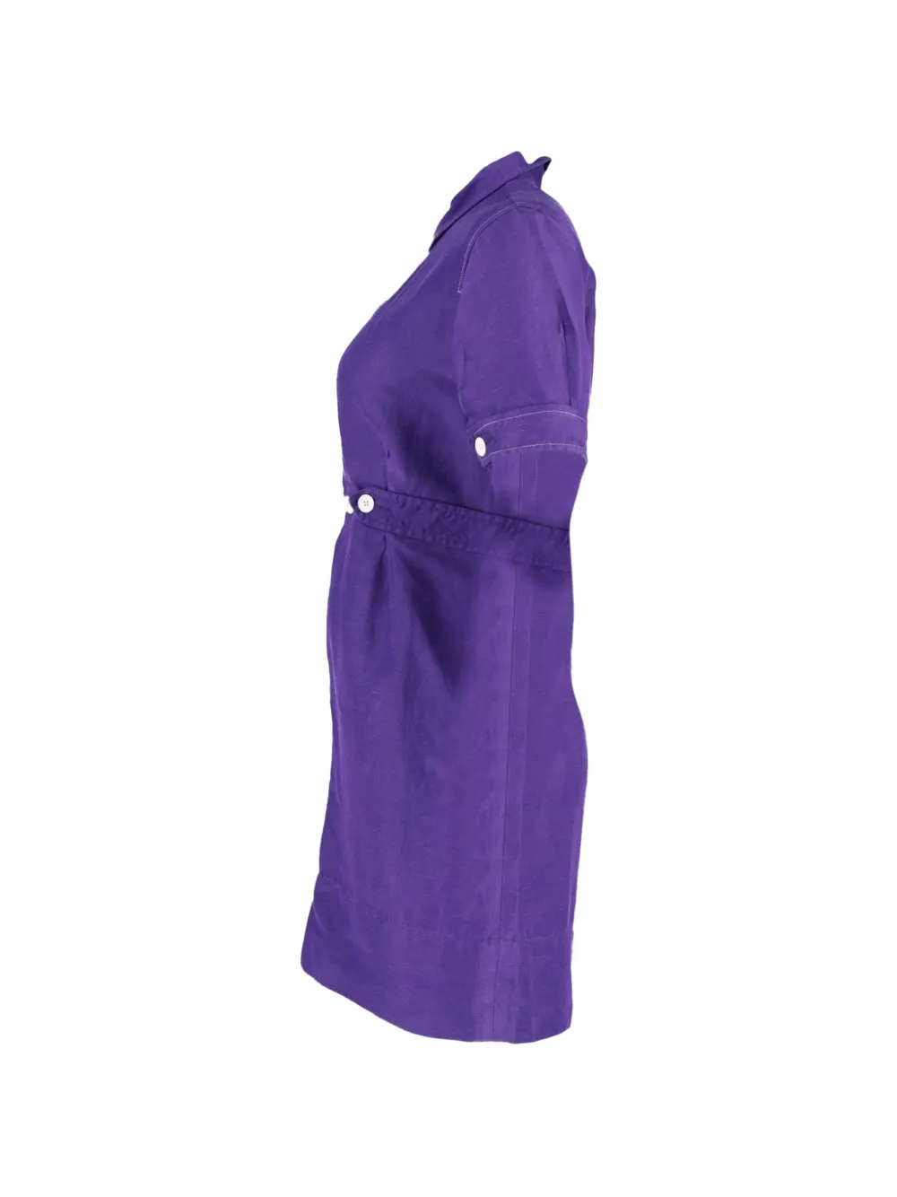 Zip Button Mini Dress