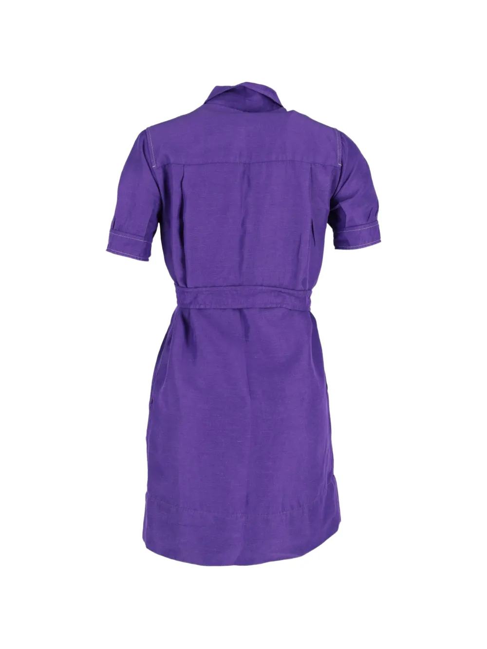 Zip Button Mini Dress