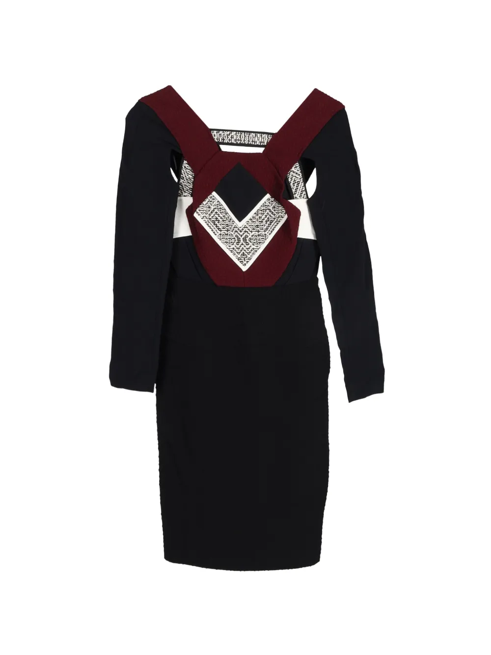 Roland Mouret 2015 long-sleeves mini dress - Nero