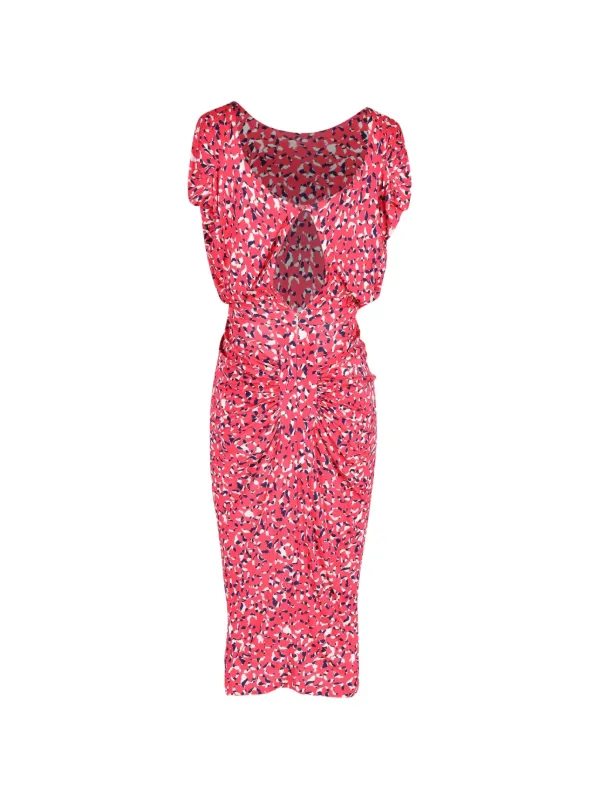 strapless open back dress Red Morada Boa Guipure Maxi Dress  FARM Rio