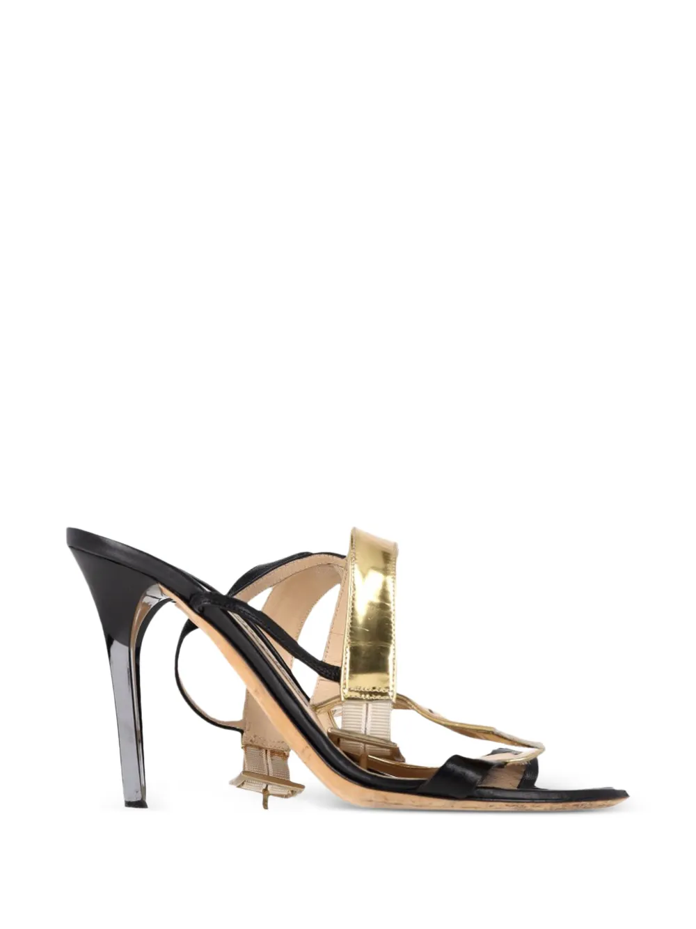 Jimmy Choo Pre-Owned T-strap heeled sandals – Black