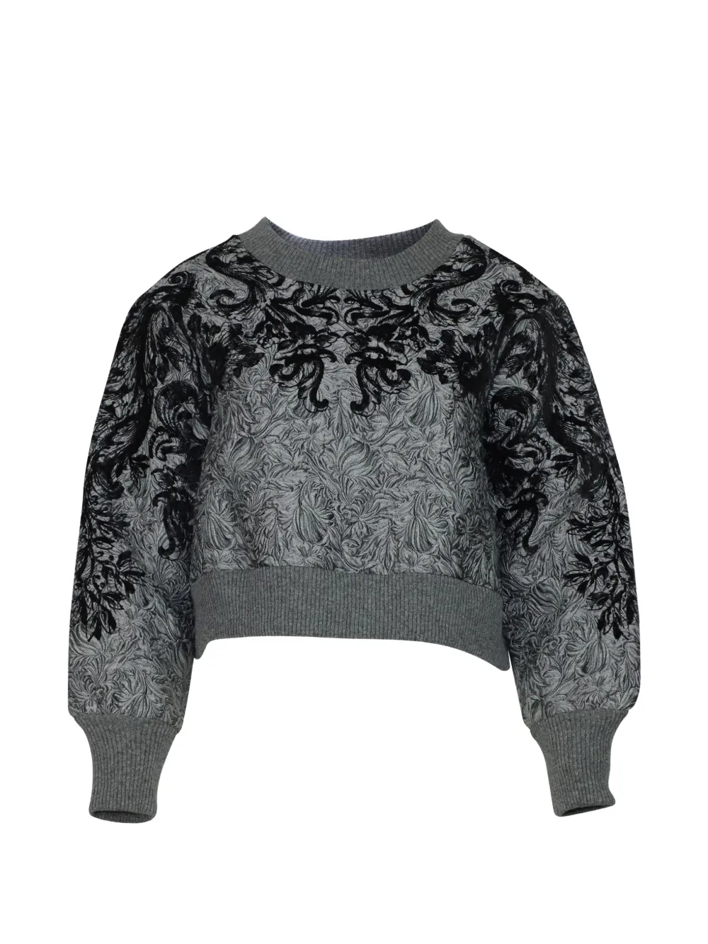 Dolce & Gabbana Pre-Owned embroidered crew-neck sweatshirt - Grigio