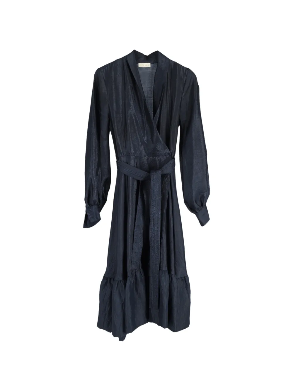 Stine Goya shiny puffed-sleeve dress - Blu