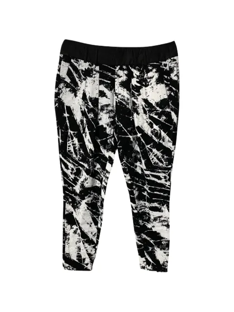 Helmut Lang Pre-Owned pantalones con estampado jaspeado