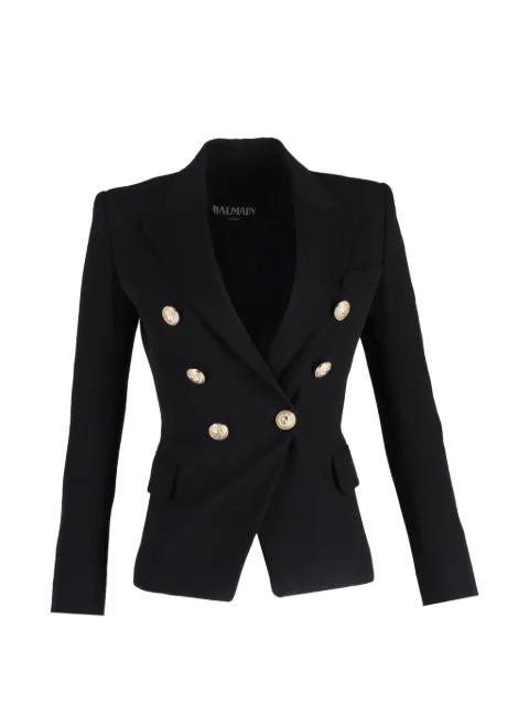 Balmain Pre-Owned double-breasted peak-lapel blazer