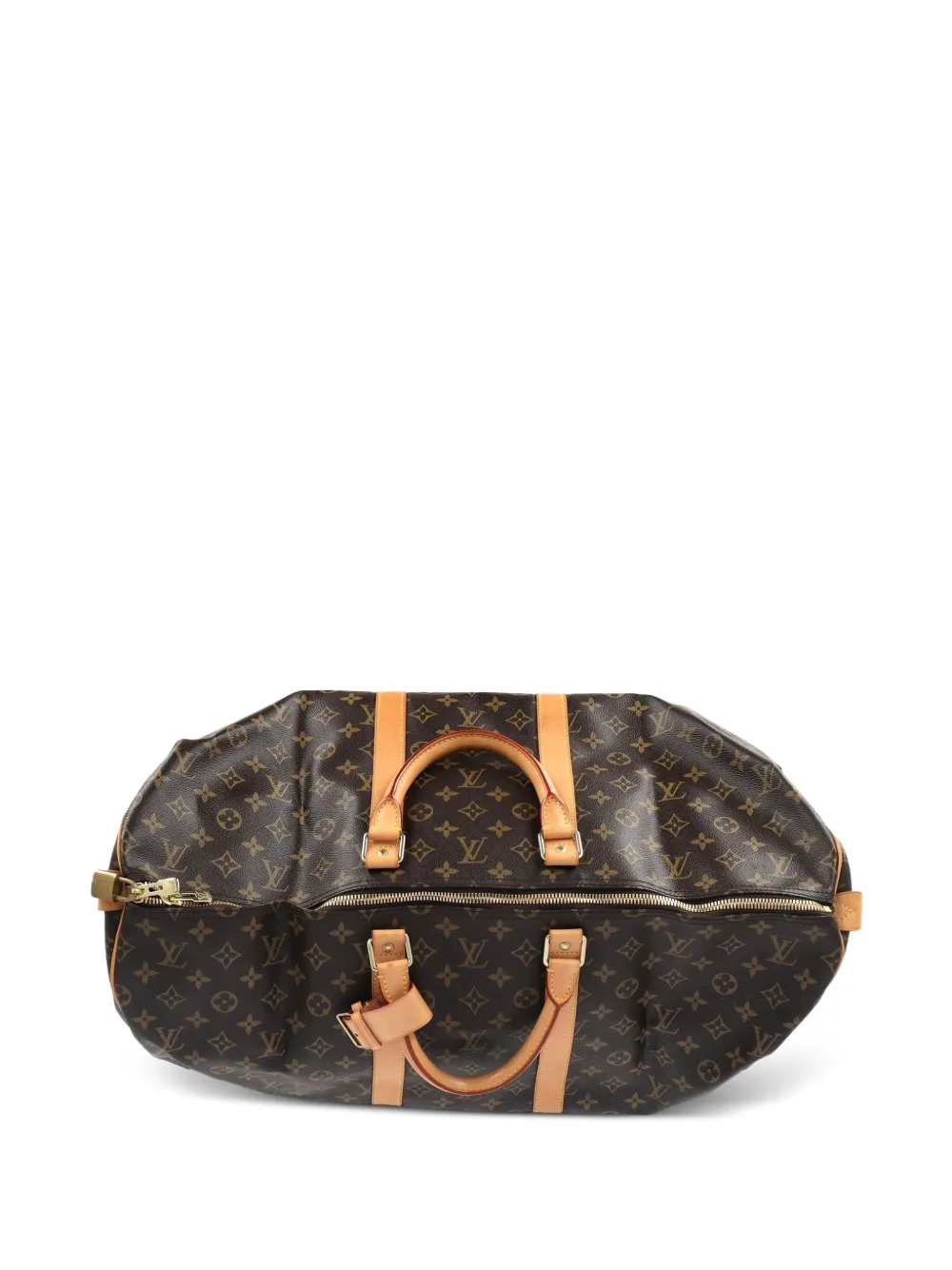 Louis Vuitton Pre-Owned 50 Keepall Bandoulière monogram luggage bag - Marrone