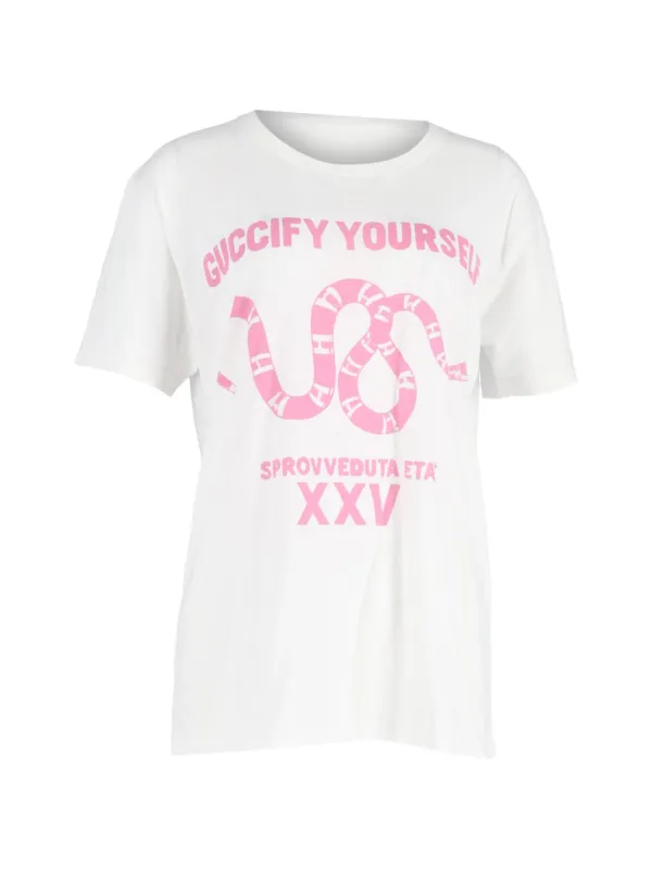 グッチ Guccify Yourself プリント 半袖 Tシャツ XS グッチ Guccify Yourself プリント 半袖 Tシャツ XSの通販はau PAY