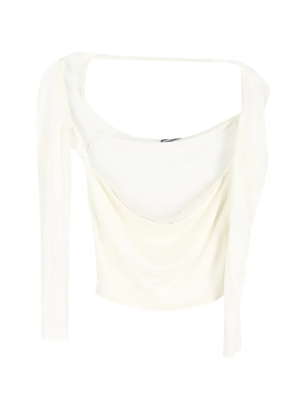 Jacquemus Pre-Owned Lucciu woven T-shirt - Bianco