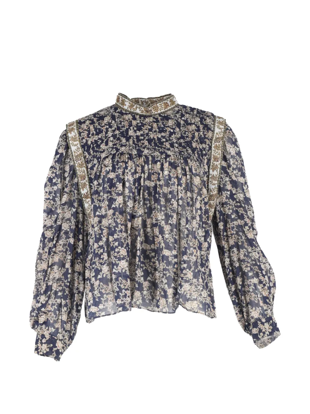 Isabel Marant Vintage floral-print blouse - Blau