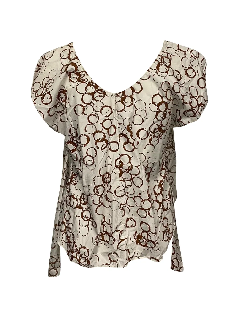  Marni Pre-owned Graphic-pattern Blouse - Neutrals 
