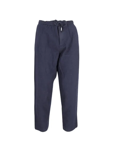 Mr P. Drawstring wool trousers