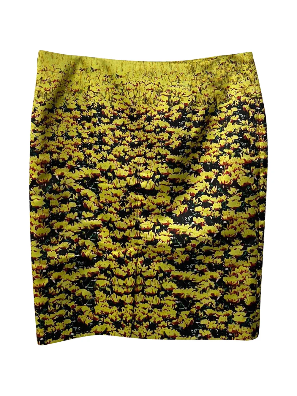  Mary Katrantzou Flower-pattern Mini Skirt - Yellow 