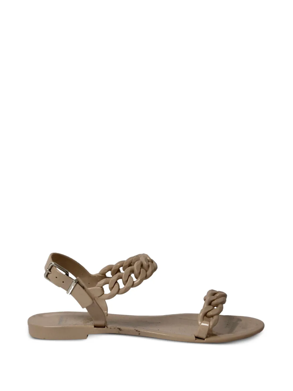 Givenchy Pre-Owned chain flat sandals - Toni neutri