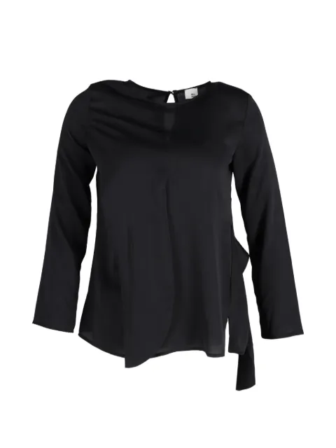 Iris & Ink blusa con cuello redondo