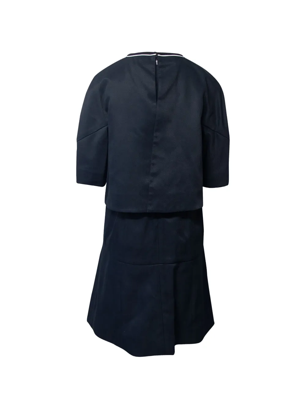  Fendi Pre-owned Vestido Estilo Capa De Malla - Azul 