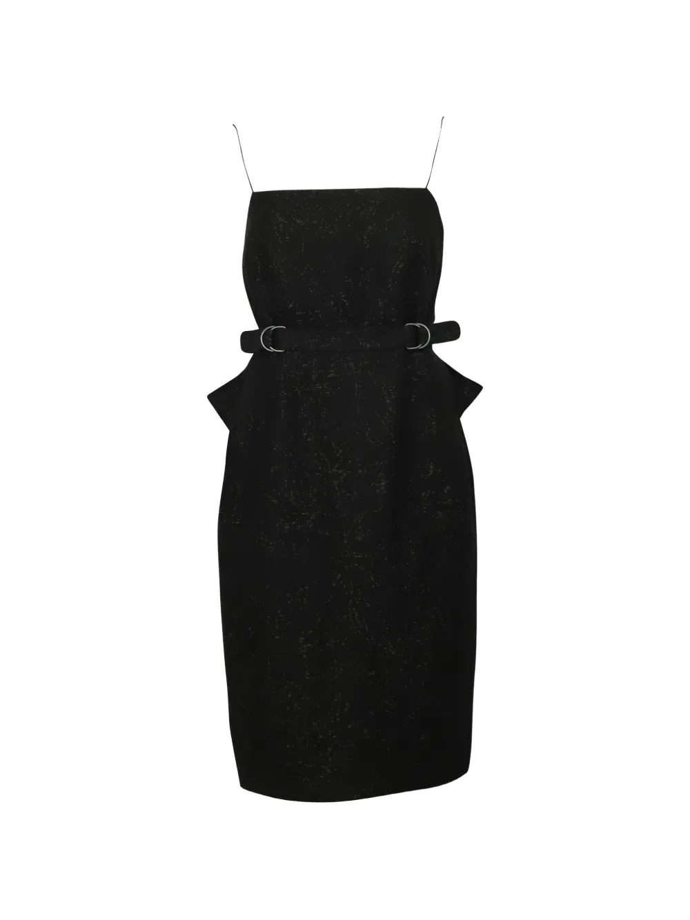 Bottega Veneta Pre-Owned Belted shift dress - Nero