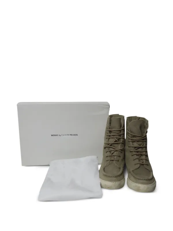Common Projects スエード ブーツ | グレー | FARFETCH JP