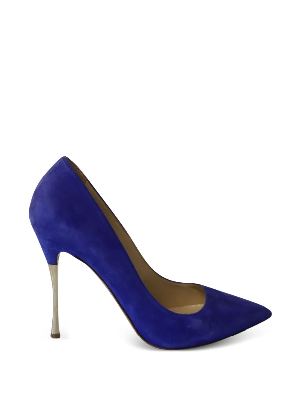 Nicholas Kirkwood Pointed toe suede pumps - Blu