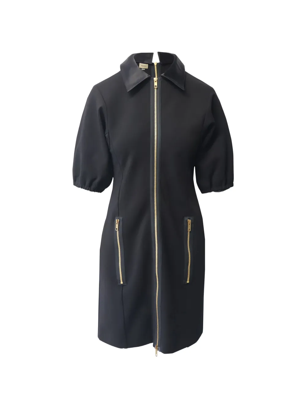 Gucci Pre-Owned jersey buckle dress - Nero