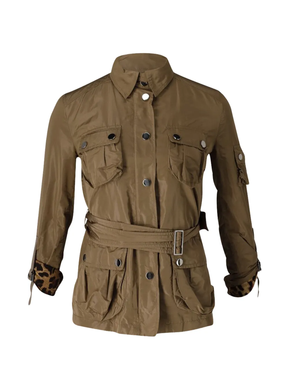 Dolce & Gabbana Pre-Owned belted jacket - Marrone