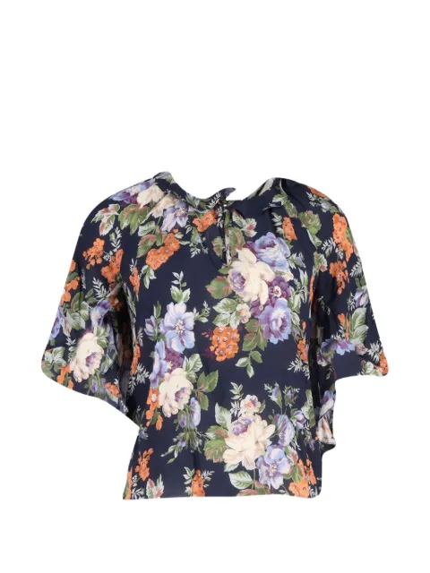 Vilshenko Lena floral-print blouse