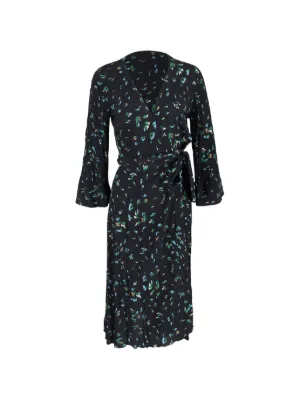 slim fit dress slacks Ganni Green and Black Dress Polka Dot S main image 1