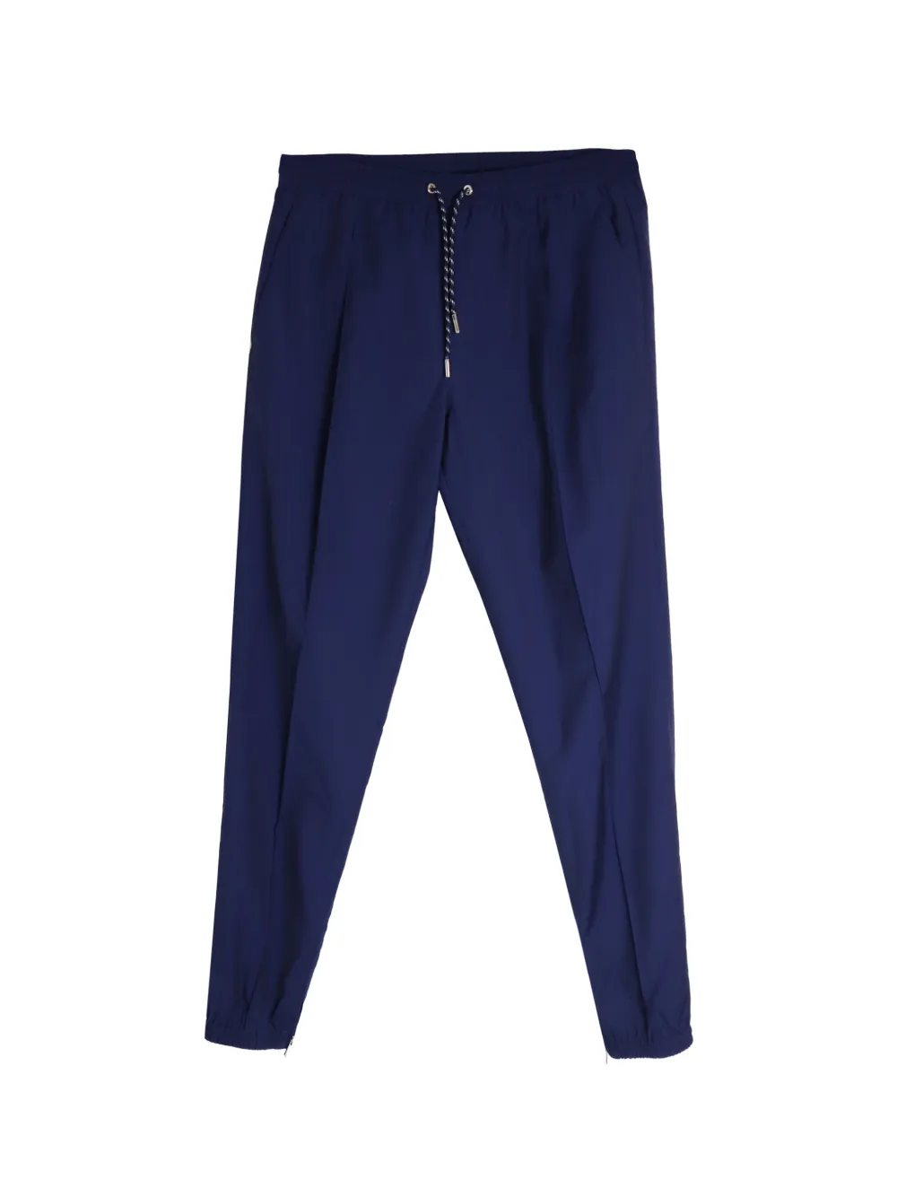 Christian Dior Pre-Owned wool drawstring trousers - Blu