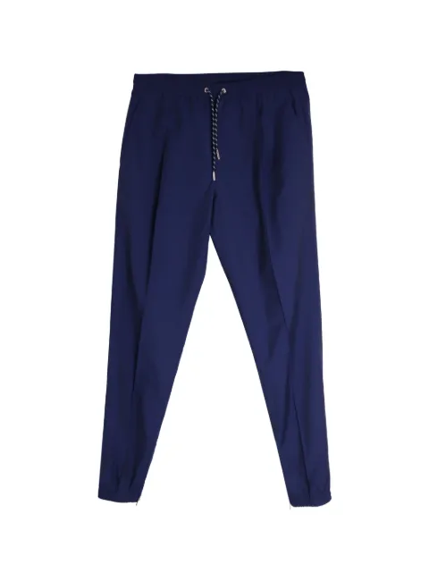 Christian Dior Pre-Owned wool drawstring trousers