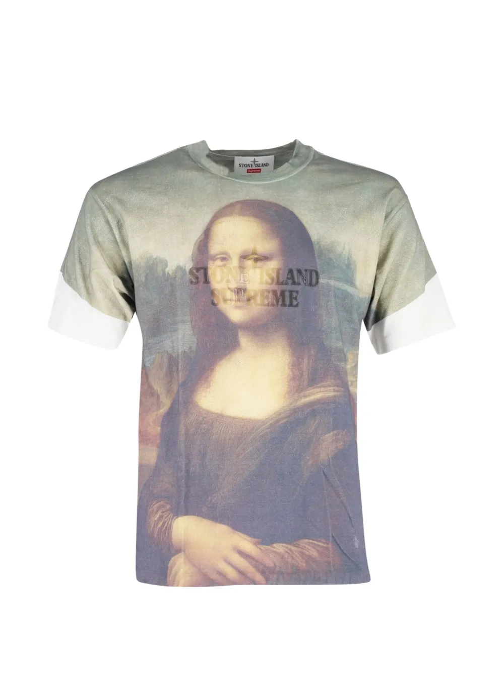 Stone Island x Supreme Mona Lisa T-shirt - Toni neutri