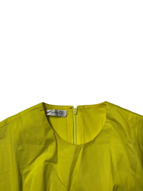 slim fit dress slacks Dior by John Galliano - Green Women Work Top main image 1