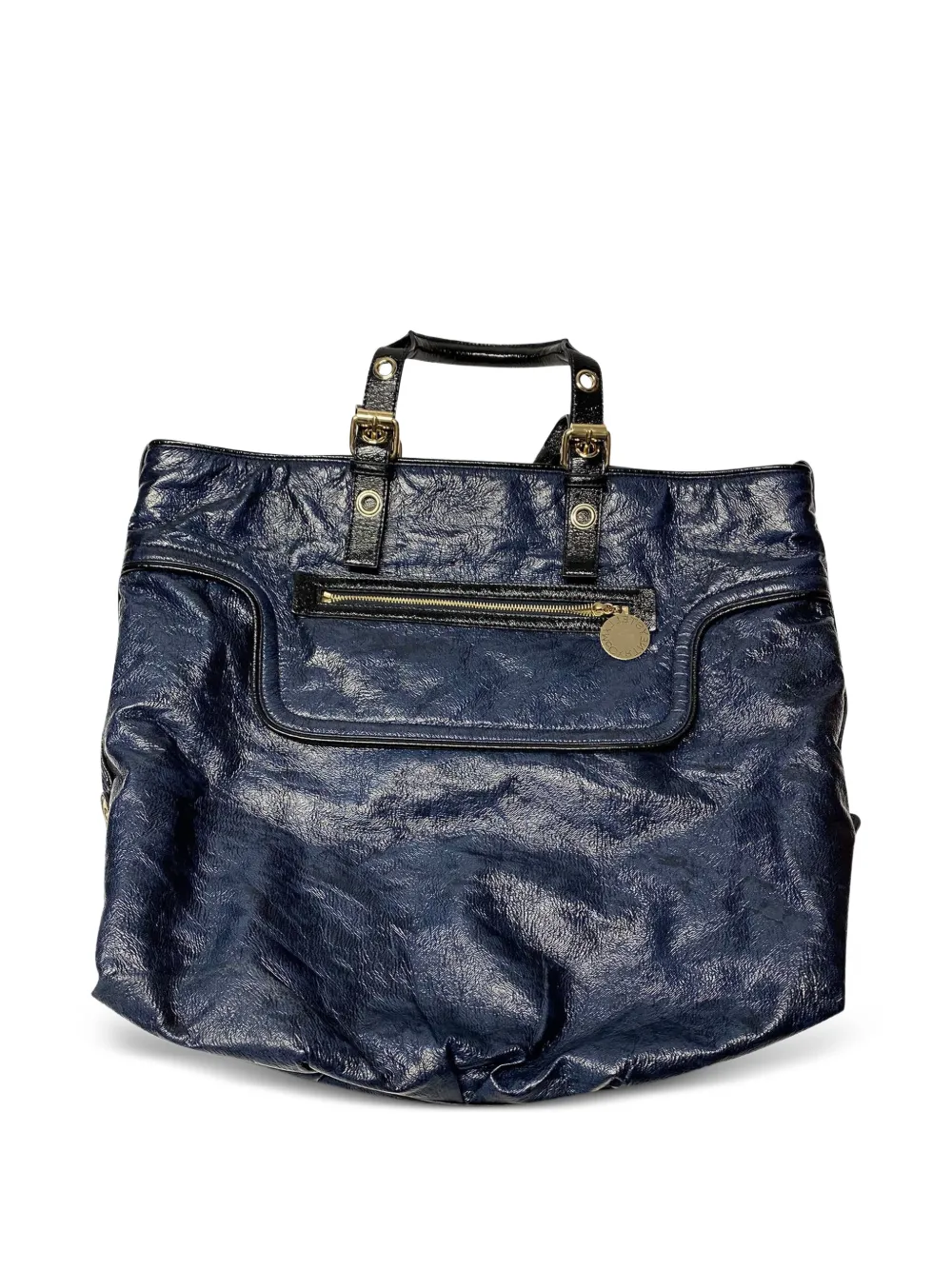 Stella McCartney Pre-Owned faux-leather tote bag - Blu