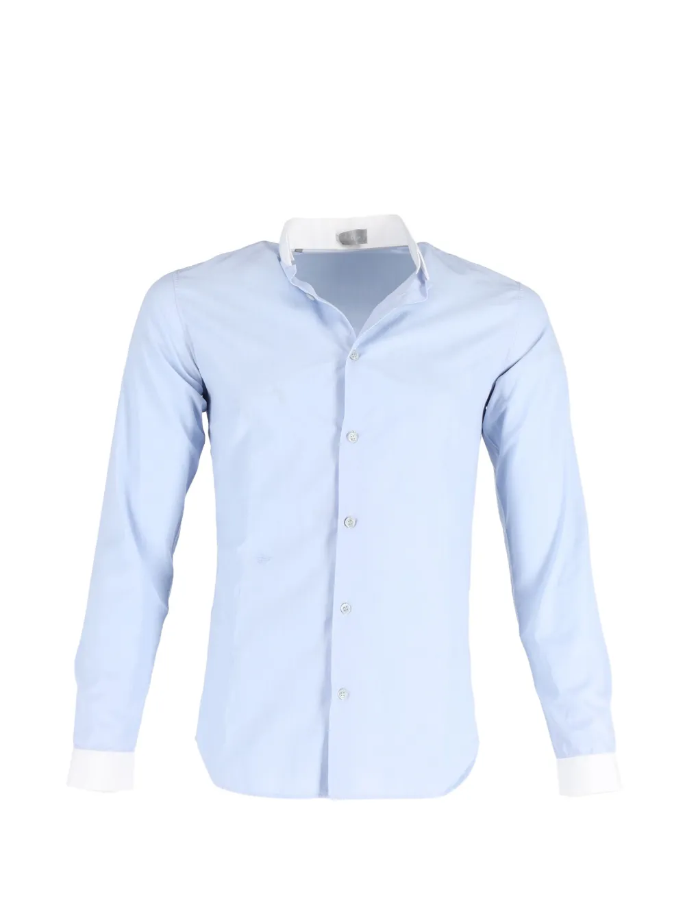 Christian Dior Pre-Owned buttoned long-sleeve shirt - Blu